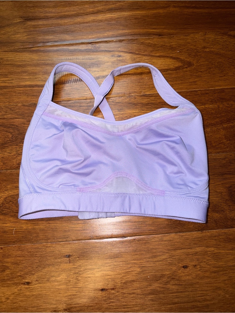 Old Navy Light Lavender Cross-Back Sports Bra